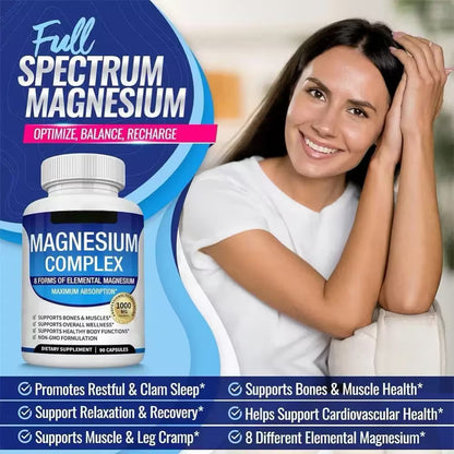 Cápsulas Complejo de Magnesio 8 EN 1