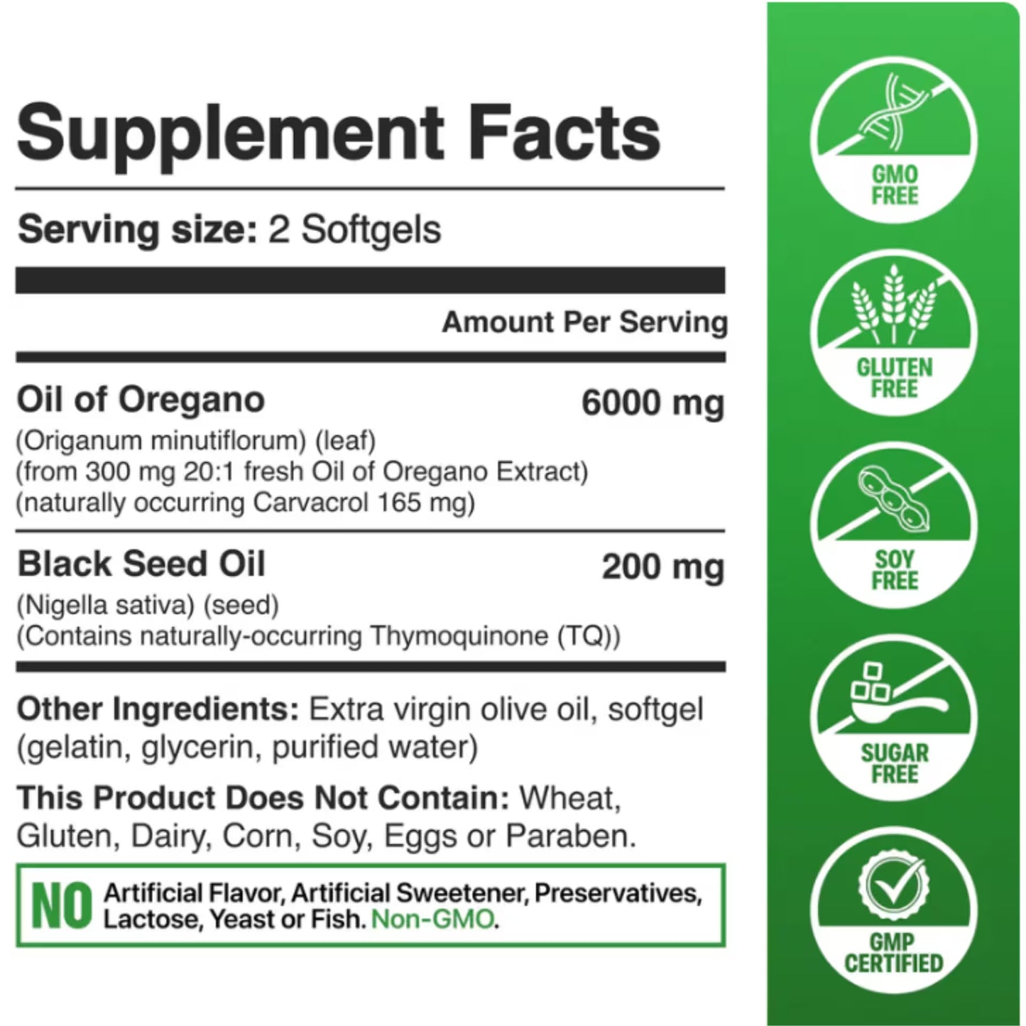 OIL OF OREGANO 300 SOFTGELS