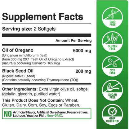 OIL OF OREGANO 300 SOFTGELS