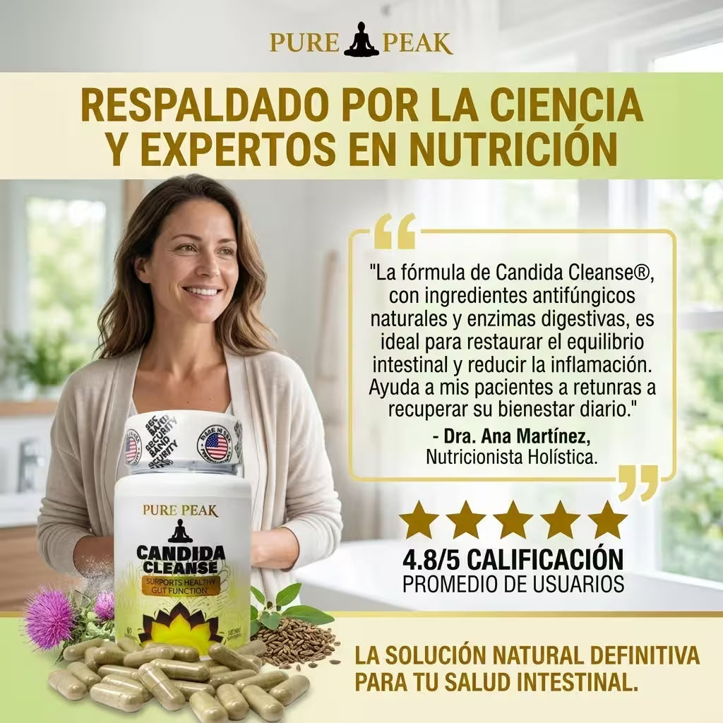 Limpieza de cándida - para la desintoxicación y la restauración intestinal